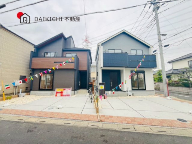 【前面道路含む現地写真】 | 桶川市大字坂田　新築戸建　全2棟　2号棟