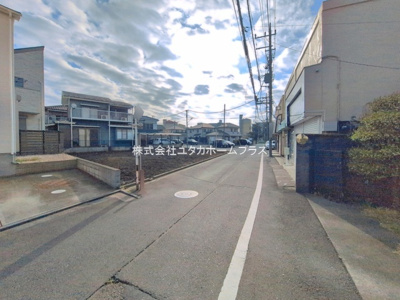 【前面道路含む現地写真】 | 立川市上砂町3丁目　売地　【全2区画】
