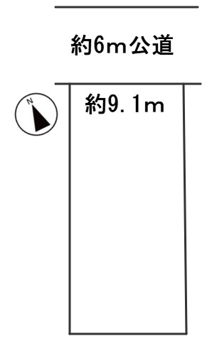 ６６０３６　岐阜市日光町２丁目土地の区画図