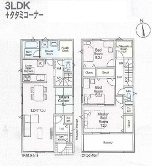 【間取り】 | クレイドルガーデン枚方市長尾峠町第３ | 間取り図
