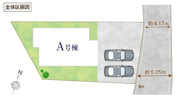 戸塚区前田町 新築戸建 6390万円の区画図