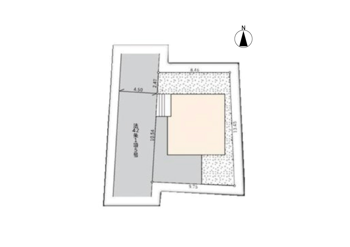 瀬谷区上瀬谷町新築戸建/長期優良住宅認定物件/4LDK/南向き/敷地面積約36坪の区画図