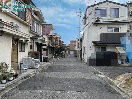 上京区 利生町 新築戸建の前面道路含む現地写真