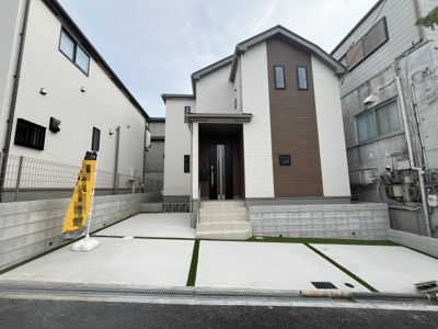 【外観】 | 南五葉３丁目　新築戸建 | 完成しましたので即ご案内可能です。