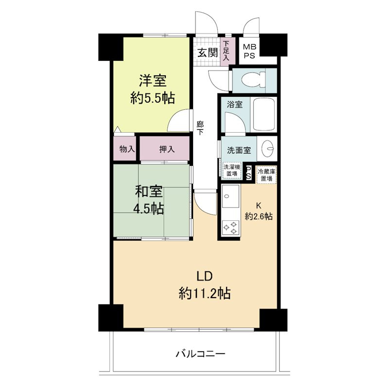 ロイヤル神戸池田広町の間取り