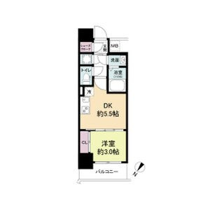 セレニテ神戸ミラクの間取り