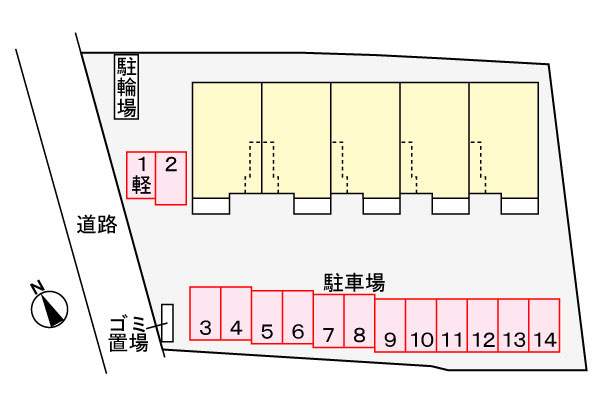 オルテンシアの区画図