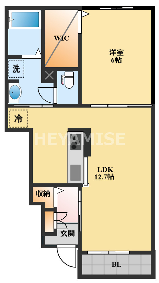 オルテンシアの間取り