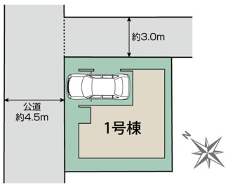 【区画図】 | 西宮市　浜甲子園１丁目　新築戸建