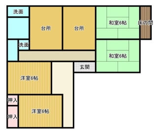【間取り】 | 若松櫻井住宅
