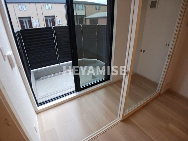 エイティエイト富の原Ⅰのバルコニー