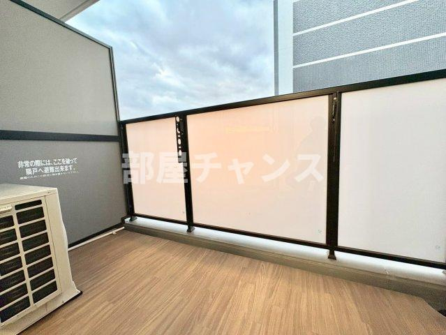 プレサンス太閤通ファシールのバルコニー