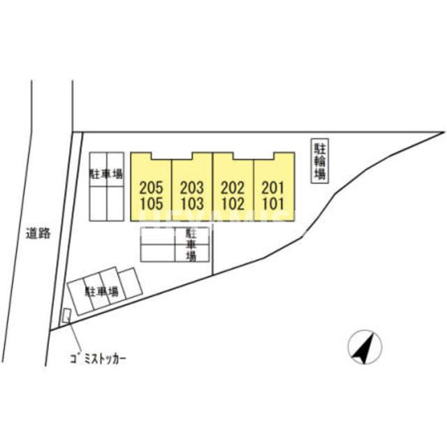 カノン・エムの区画図