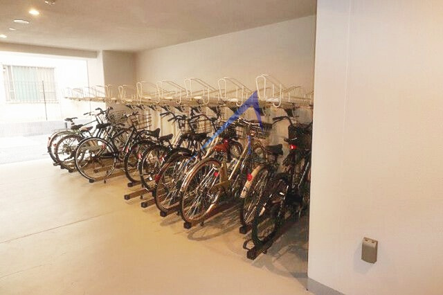 ジェノヴィア川崎Ⅲのその他共用部分|駐輪場です。