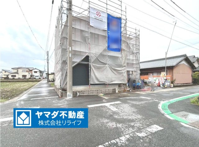 ブルーミングガーデン　一宮市大毛宮前　全1区画分譲の外観|「現地（2026年3月4日）撮影」　
■外観写真　
■ヤマダ不動産　株式会社リライフ　