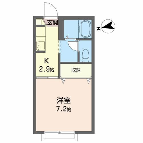 ボナール上川の間取り