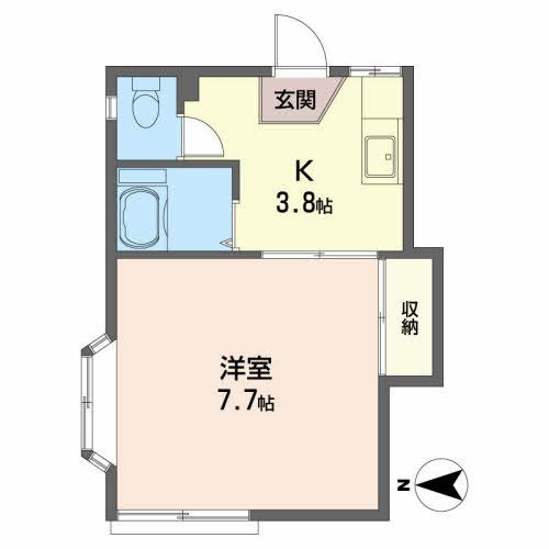 リバティ北山Ｂの間取り