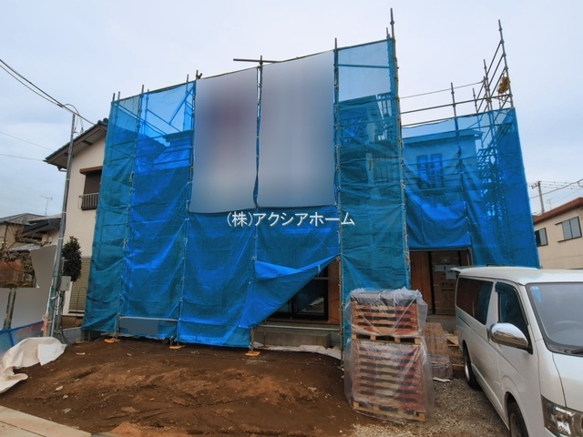 入間市東町4丁目・全1棟　新築一戸建　～収納スペース豊富～の外観|現地写真（2026年1月28日撮影）