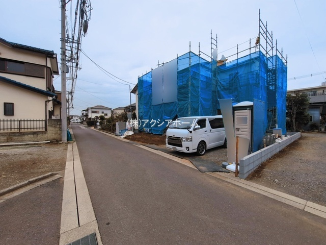 入間市東町4丁目・全1棟　新築一戸建　～収納スペース豊富～の前面道路含む現地写真|現地写真（2026年1月28日撮影）