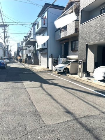 神戸市長田区四番町二丁目中古戸建の前面道路含む現地写真