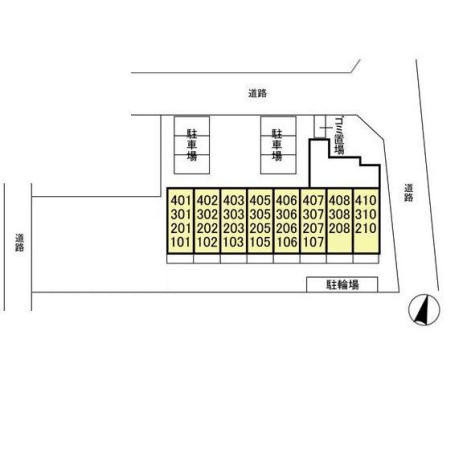 Biz STAY 千葉・蘇我の区画図