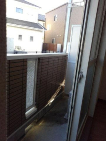 ソレイユ北島　Ａのバルコニー|開放的で明るい空間を演出してくれるバルコニーです