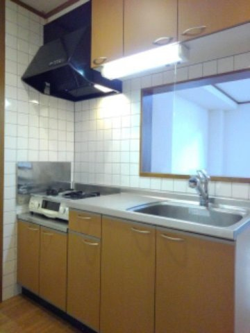 ソレイユ北島　Ａのキッチン|きれいなキッチンです