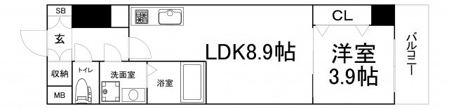 【間取り】 | CITY PAL CREST TANIMACH