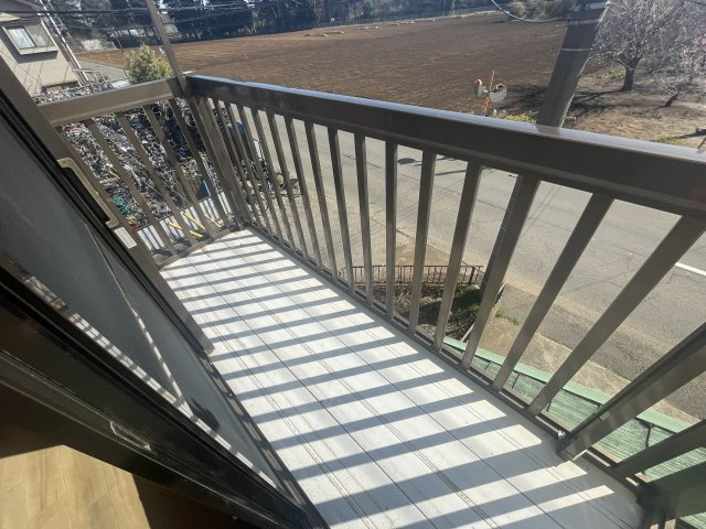 木原貸家のバルコニー
