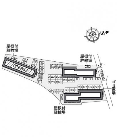 レオパレス大の区画図|画像3