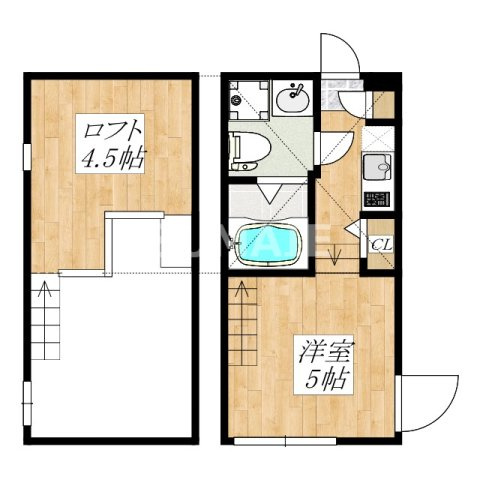 オアシスコイワの間取り