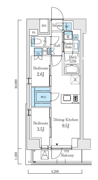 テラス駒込サウスの間取り