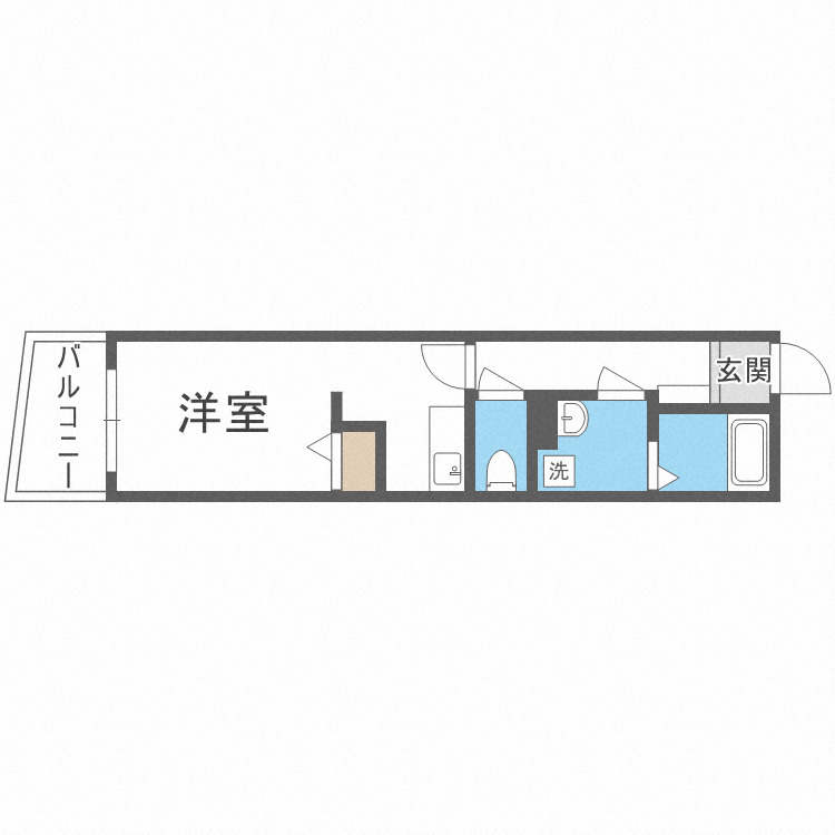 グランパシフィック玉出の間取り
