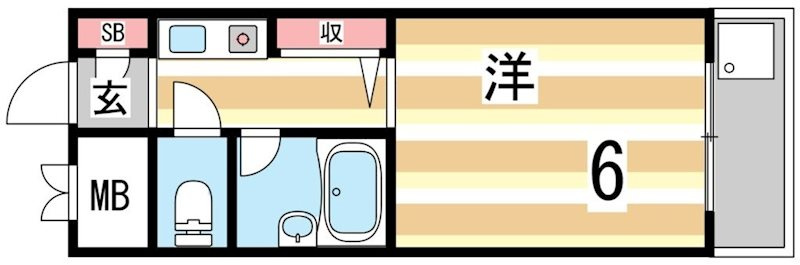 ラピート大蔵Ⅰの間取り