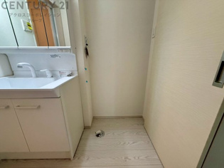 洗濯物の仕分け作業がしやすく、整理整頓が容易になります。洗濯音や湿気を他の部屋に持ち込まず、生活環境を快適に保ちます。上部を活用すれば収納スペースを確保でき洗剤や洗濯用品の整理もしやすくなります。