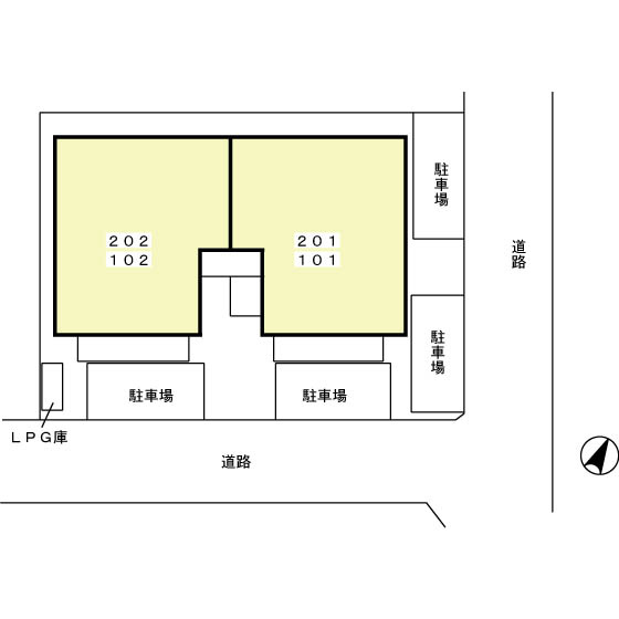 エクセレンスの区画図