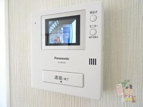 プチ・フルールのセキュリティ|カメラ付インターホン