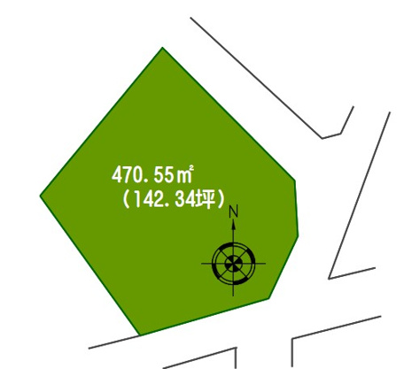 【土地図】 | 伊東市瓶山一丁目　売地