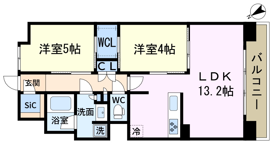 LUXENA船堀の間取り