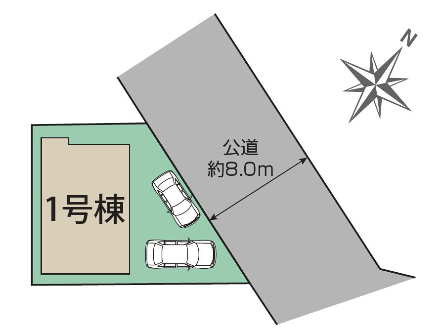 東村山市恩多町１丁目 西武新宿線 久米川駅 新築戸建の区画図