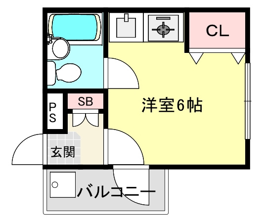 【間取り】 | ステラハウス４－８００