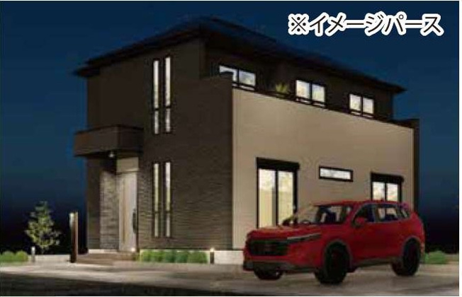 【外観パース】 | 桶川市　下日出谷15期 | イメージパース
