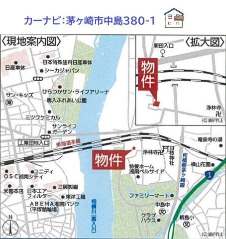 【地図】 | 只今ご好評の現地販売会開催中！
直接営業担当に質疑・応答できるこの機会に、ぜひご内見下さい♪