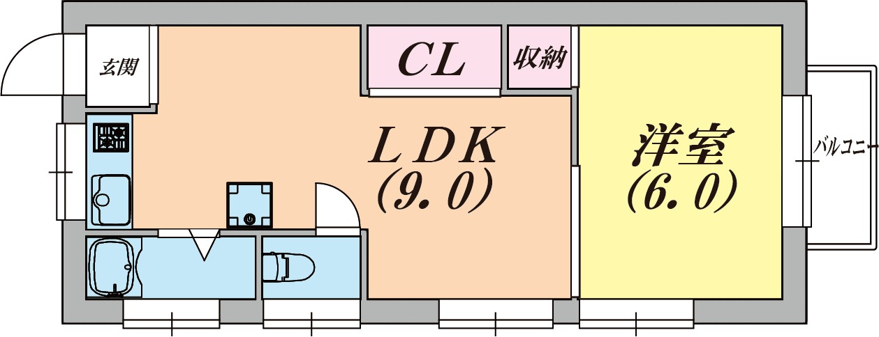 CoCoハイツの間取り