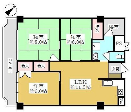 【間取り】 | 甲子園アーバンライフ