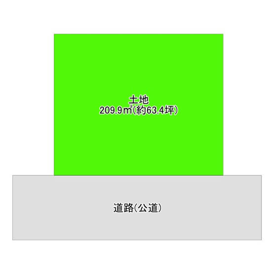 【土地図】 | ◆港南区日限山1丁目　建築条件無し売地◆