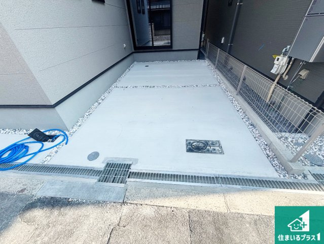 大阪市東住吉区照ケ丘矢田　第9期　新築一戸建ての駐車場|駐車スペース！散水栓があるので、こまめに愛車を洗えます！