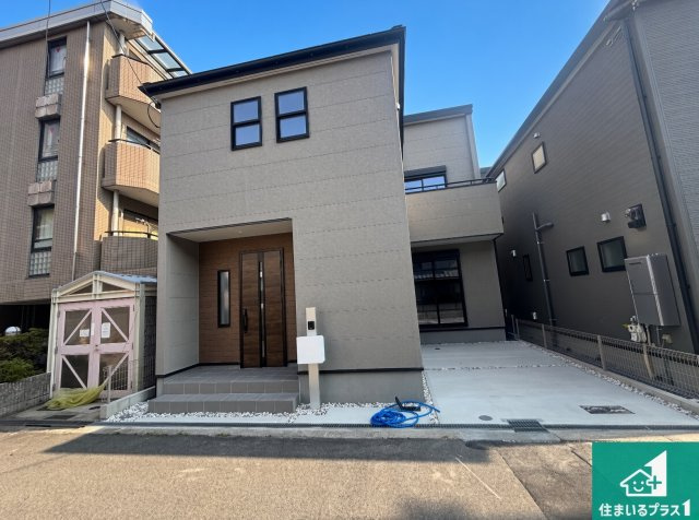 大阪市東住吉区照ケ丘矢田　第9期　新築一戸建ての外観|お客様に長く安心して住んでいだだける事にこだわった家づくり！住んでからのアフターサービスにもしっかりと取り組んでいます！