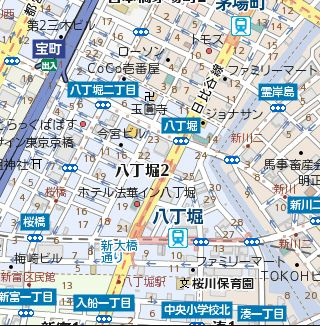 ヴェルト銀座イーストの地図
