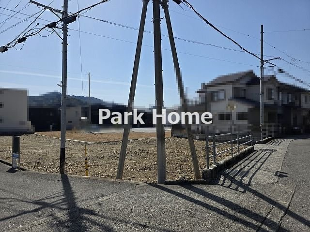 高知市鴨部 　売土地の前面道路含む現地写真